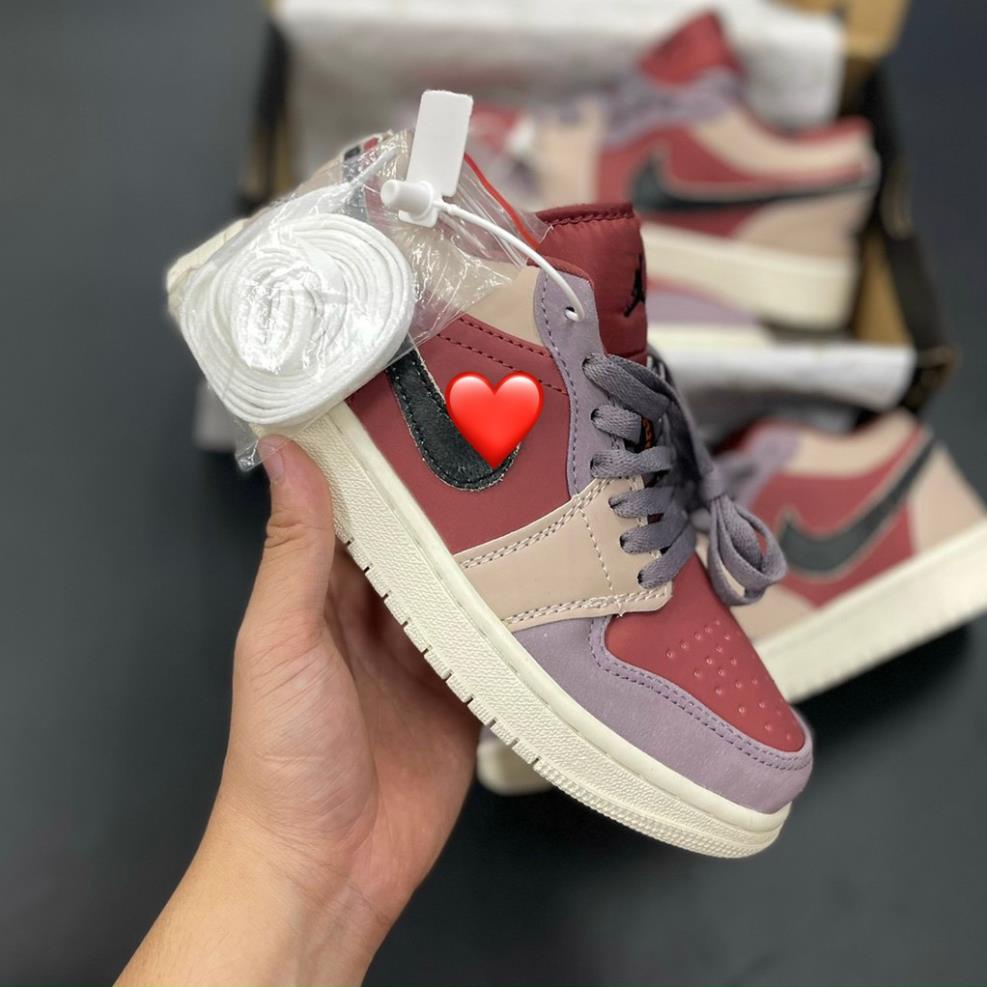 Giày Sneaker JorDan Low Mận,Giày jordan Cayon Rust Thể Thao Nam Nữ Thấp Cổ Full Phụ Kiện | BigBuy360 - bigbuy360.vn