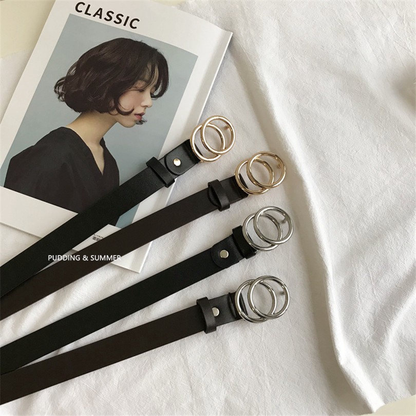 Thắt Lưng Nữ Khung Hình Tròn 13543 Phong Cách Hàn Quốc