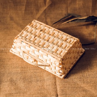 Giỏ đựng quà tre đan thủ công - Phong cách vintage