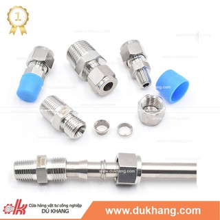 Siết hạt bắp ren ngoài inox