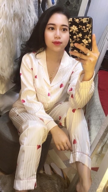 Bộ Pyjama lụa gấm | BigBuy360 - bigbuy360.vn