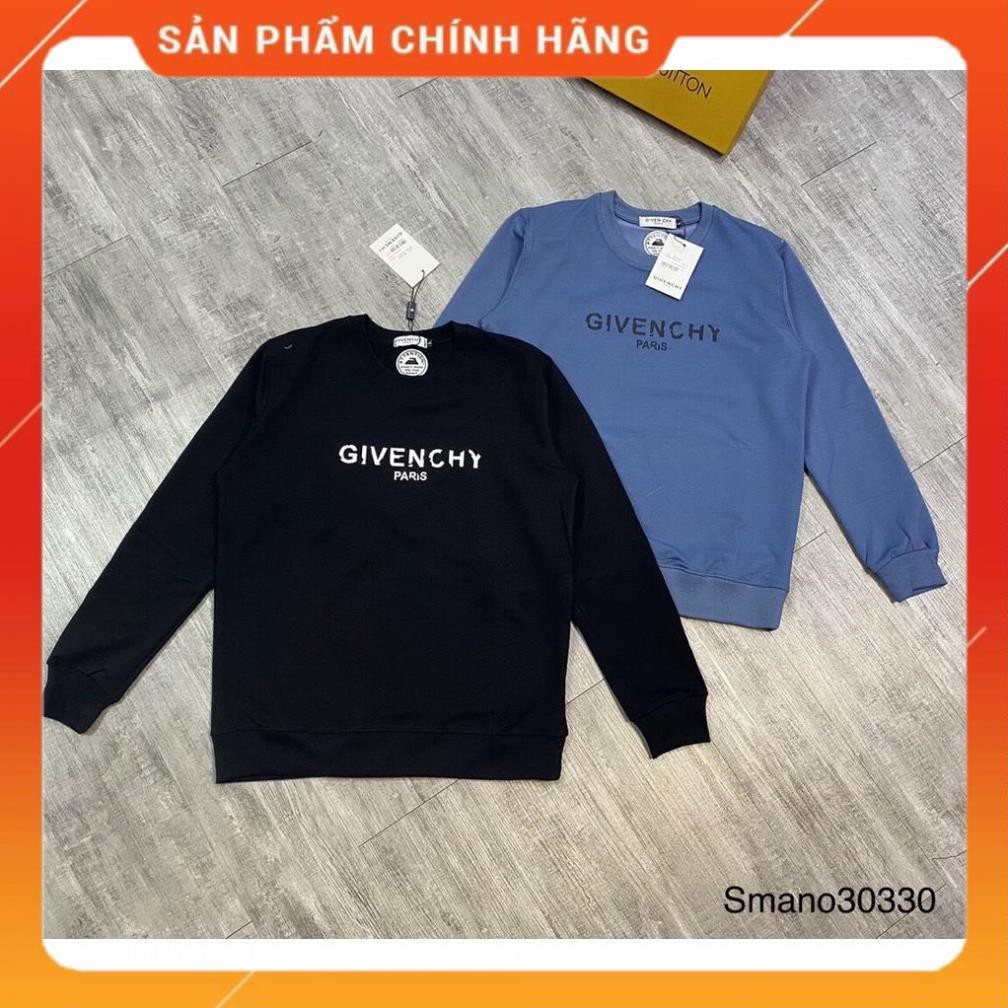 Áo thun nam nữ cổ tròn dài tay GVC chữ siêu đẹp, ảnh thật