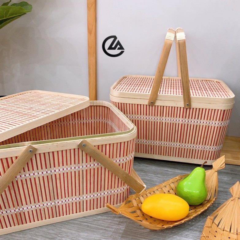 Xưởng sx- Làn tre/giỏ tre/hộp tre đi pinic - Tre VN