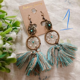 Bông tai Bohemian (Boho) có sẵn, hình thật đồng giá 35k