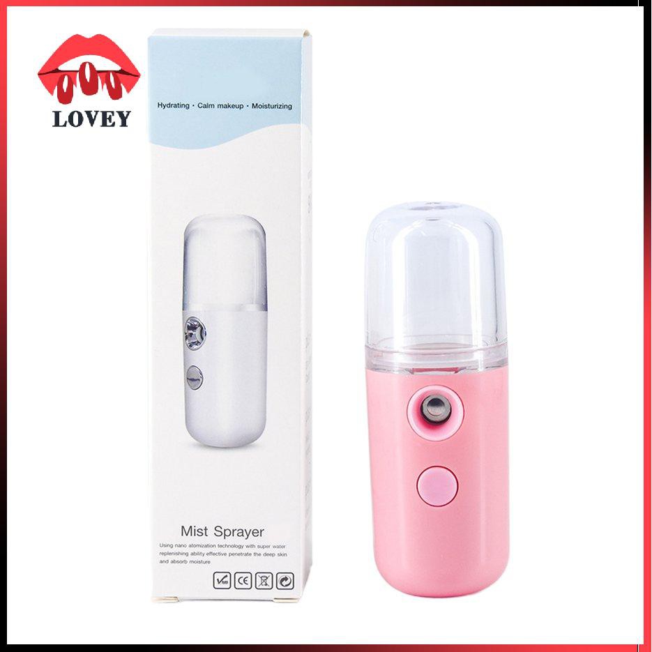 Máy phun sương xông hơi mặt cầm tay, máy phun hơi nước mini giữ ẩm da Nano