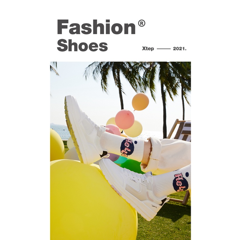 Giày thể thao XTEP dễ phối đồ thời trang đường phố cá tính 2022 dành cho nữ