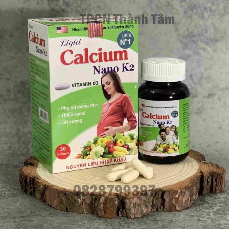 calcium nano bổ sung canxi k2 cho bà bầu giúp bé phát triển tốt