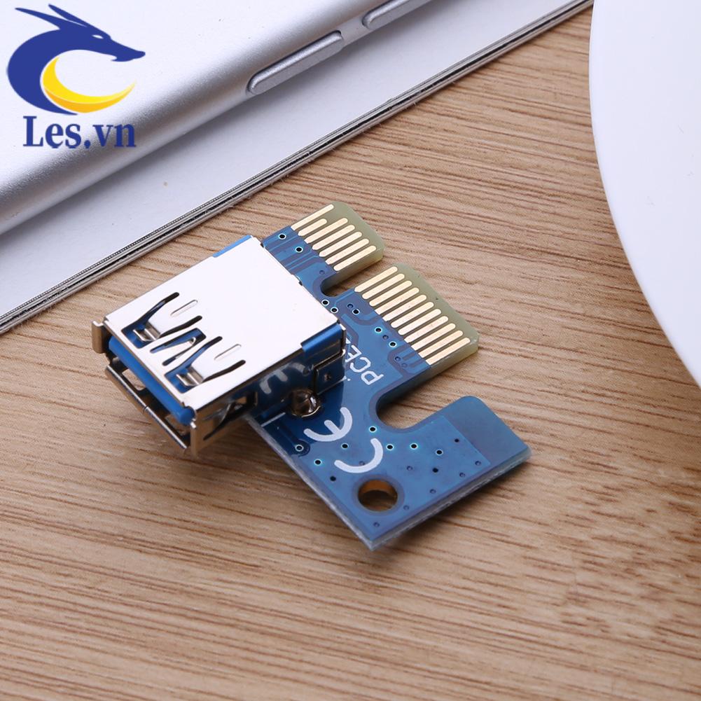 Bộ Chuyển Đổi Pcie X1 PCI E 1X Sang USB 3.0 Đầu Cái Cho PCI