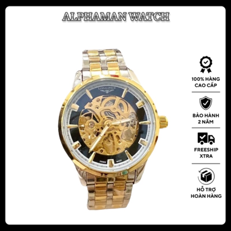 Đồng Hồ Nam Cơ Dấu Máy Login 2022 A34 - Alphaman Watch