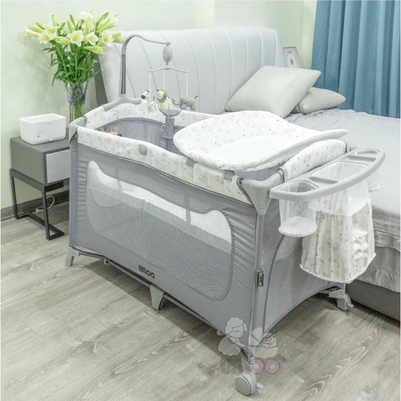 Nôi cũi vải đa năng UMOO Baby Cradle cho bé