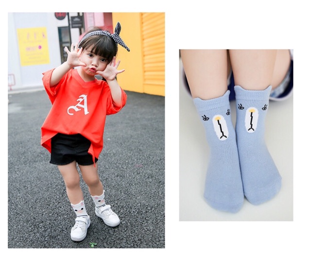 Combo 5 đôi tất trẻ em siêu cute ngộ nghĩnh (T05)