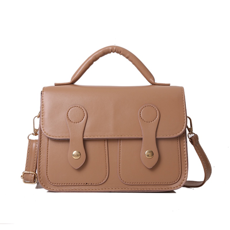 Ielgy Túi Xách Đeo Chéo Hình Vuông Thời Trang Cao Cấp Phong Cách Retro Dễ Phối Đồ