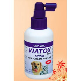 Xịt ve rận chó mèo Viatox – 100ml
