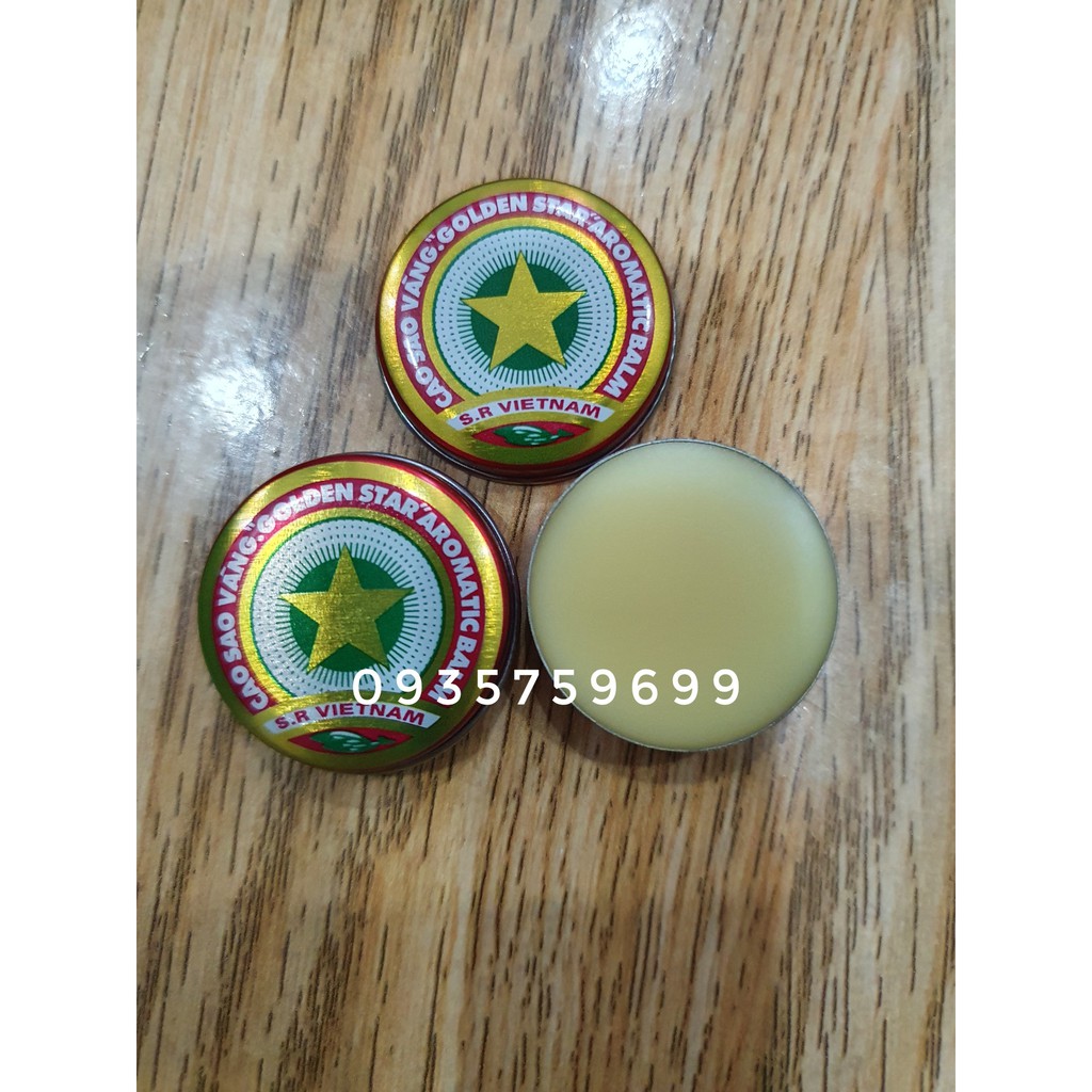 COMBO 10 HŨ Cao Sao Vàng VIỆT NAM [GOLDEN STAR BALM] Dược TW3 3gr