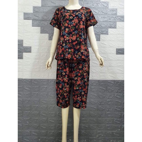 Đồ Bộ lửng cho mẹ tole lanh trung niên chất cao cấp đẹp | BigBuy360 - bigbuy360.vn