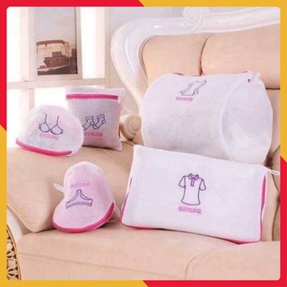 sét 5 túi giặt quần áo loại 2 lớp