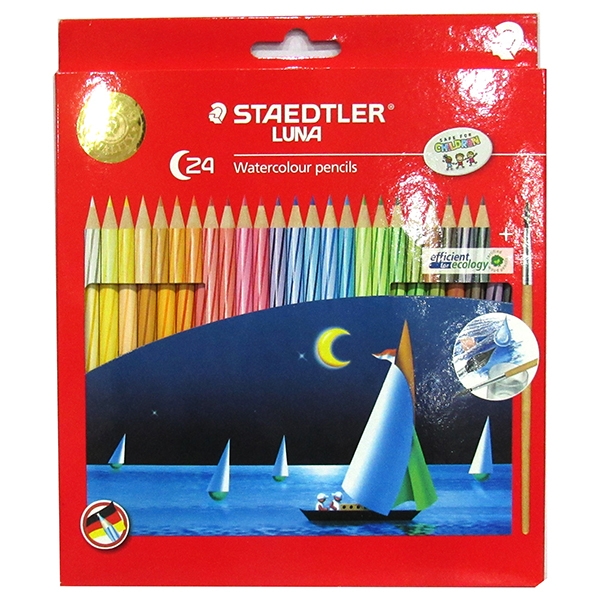 Chì Màu Nước 24 Màu - Staedtler Luna 137 10 C24 - Staedtler