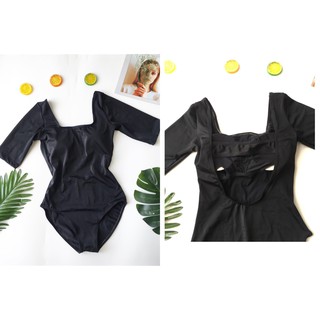 Bikini liền thân tay lửng hở lưng