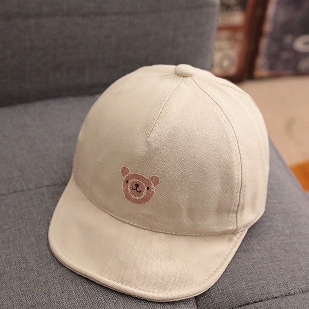 Mũ Lưỡi Trai Cho Bé Hình Gấu Siêu Dễ Thương Phong Cách Hàn Quốc Cho Bé Trai Bé Gái 1 đến 2 tuổi