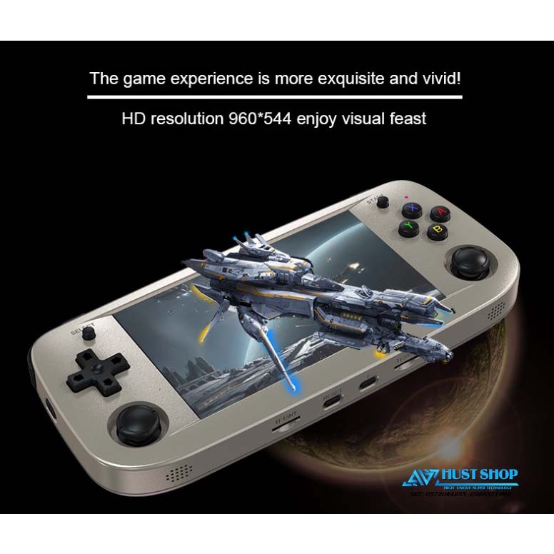 Máy Chơi Game Anbernic RG503 Màn Hình Oled IPS 4.95 inch Chip Cải Tiến Hỗ Trợ Hơn 20+ Dòng games PSP/PS1/Dreamcast/NDS..