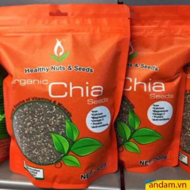 Hạt chia cam Organic chia seed 500gr