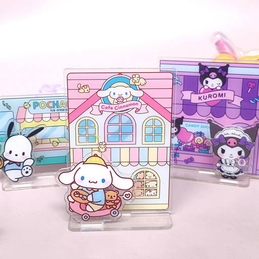 Mô hình standee acrylic Sanrio Gà Rán Cay Ngọt đáng yêu dễ thương để bàn trang trí
