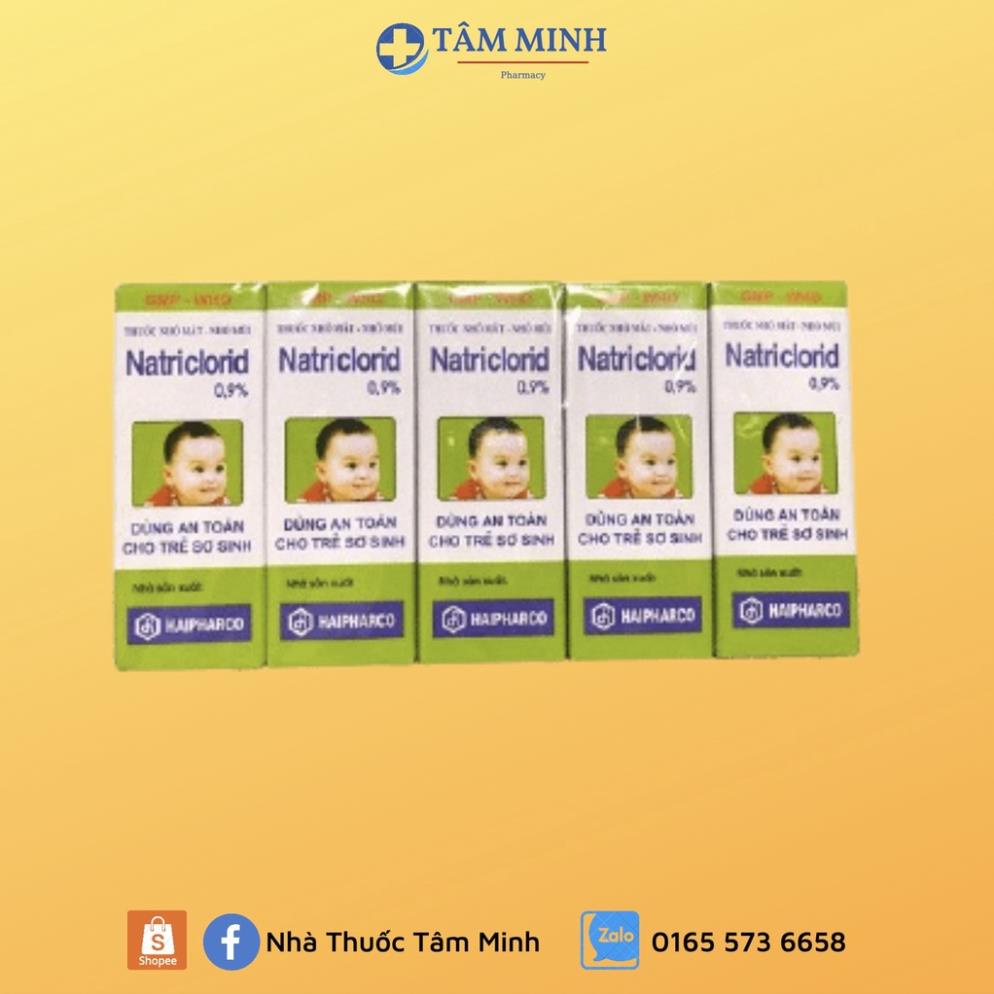 LỐC 10 LỌ NƯỚC MUỐI SINH LÝ 0,9% HẢI PHÒNG NHỎ MẮT MŨI, VỆ SINH TAI, ĐẦU CẮT SẴN TIỆN LỢI