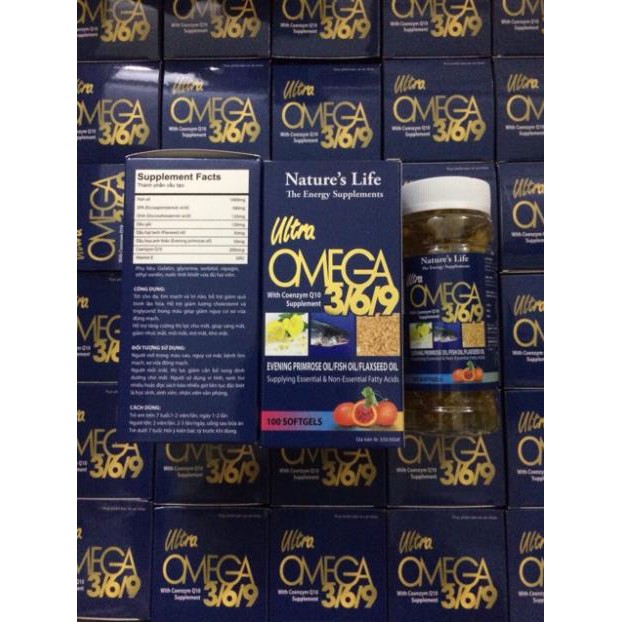 OMEGA 369 - Tăng cường thị lực cho mắt, giúp sáng mắt, tốt cho da, tim mạch