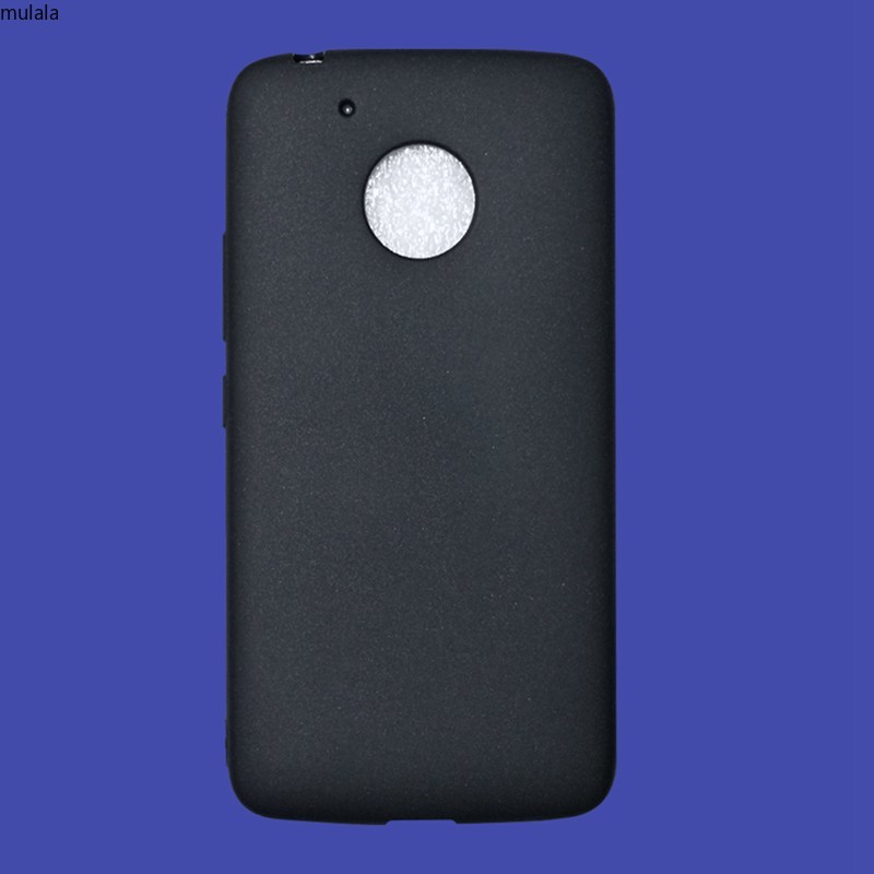 Motorola Moto C E4 G5 G5S X4 Plus Pure Black Silicon Case Cover