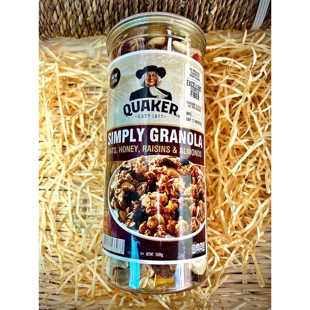 [Giao Hoả Tốc HCM]Ngũ cốc Granola Quacker 500g Ăn Kiêng