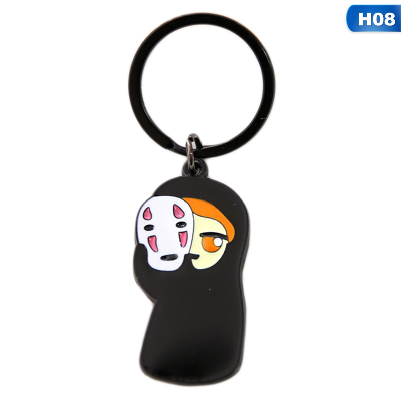 Móc khóa cặp đôi hình vô diện dễ thương