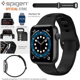 [HÀNG CHÍNH HÃNG] Dây Đeo silicon cho Apple Watch Series 1/2/3/4/5/6/7/8/SE (41/40/38mm)(45/44/42mm) Spigen Band Air Fit
