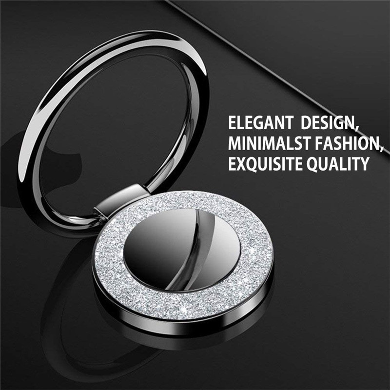 Giá Đỡ Điện Thoại Bằng Kim Loại Từ Tính Xoay 360 Độ Thông Dụng Cho for iphone &amp; Android