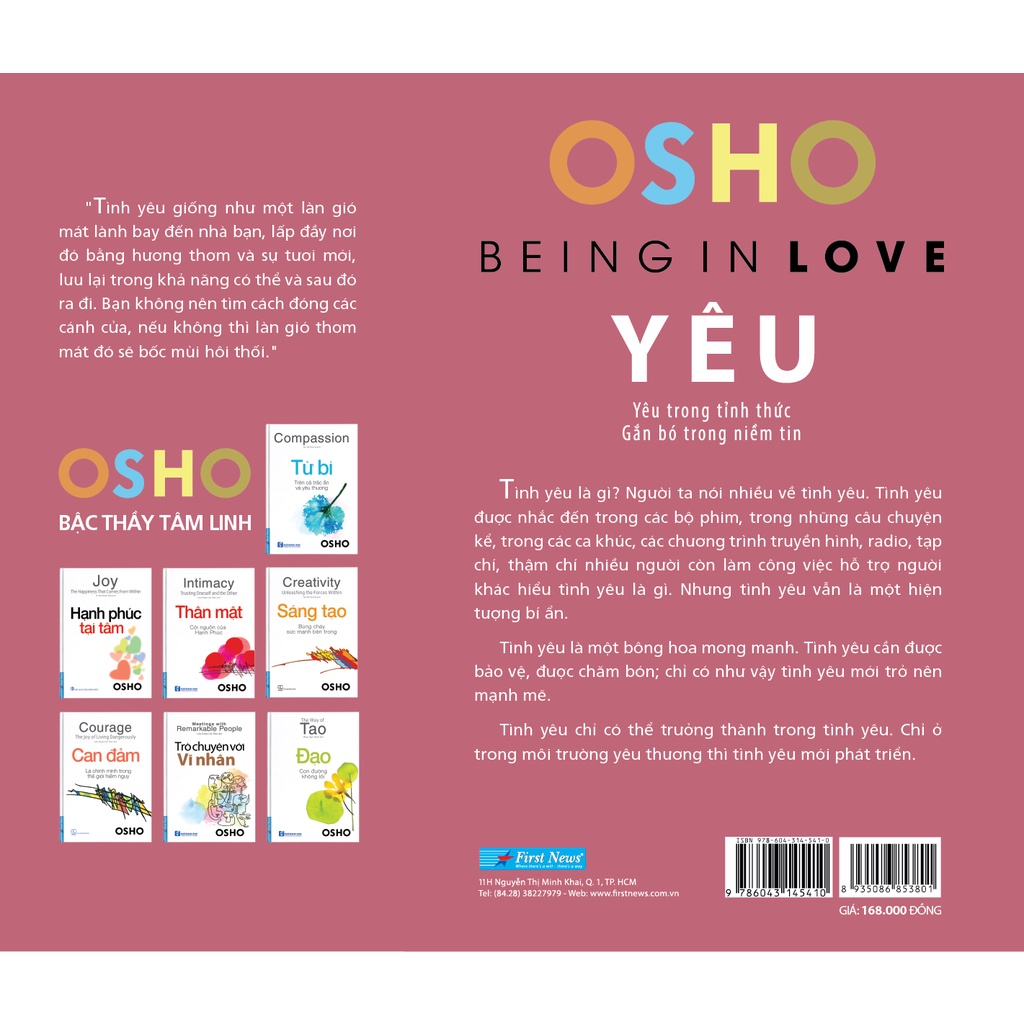 Sách - OSHO - Yêu - Being In Love