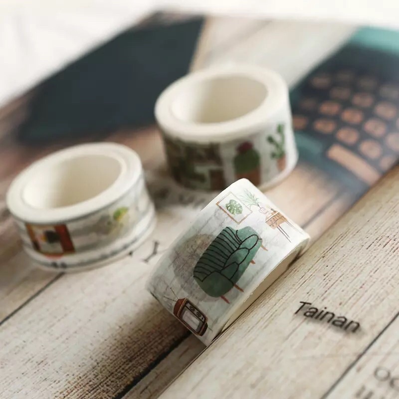 (Chiết theo chu kỳ) Băng dính washi tape chủ đề cuộc sống thường nhật #2