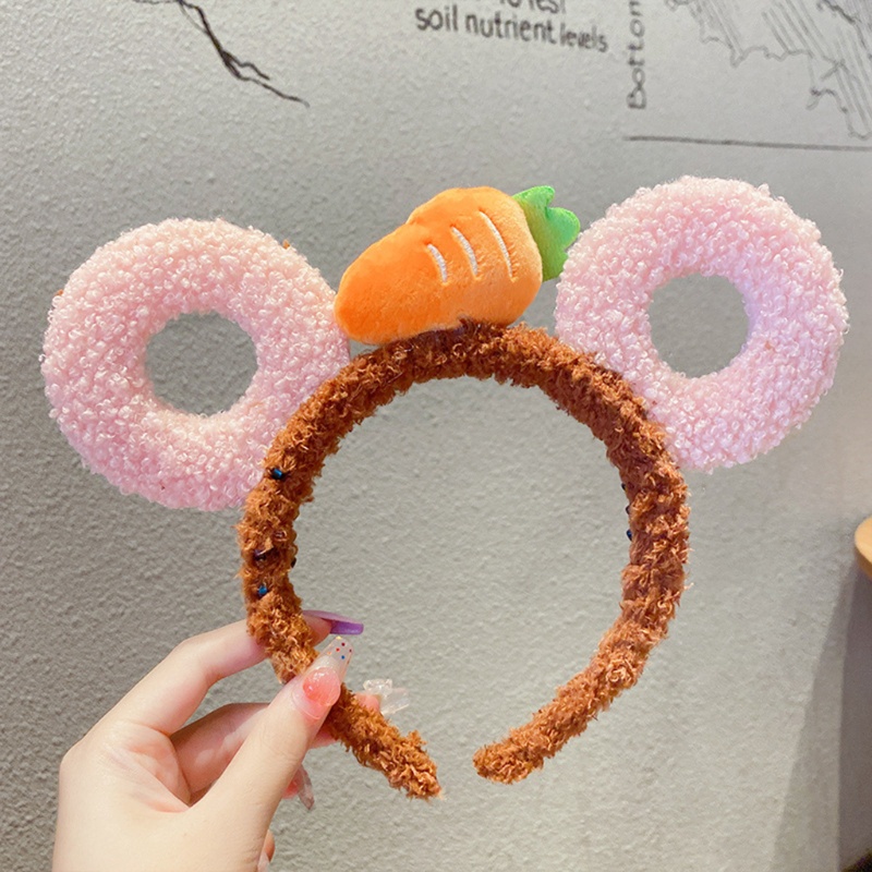 Băng Đô Cài Tóc Hình Gấu Bông Hoạt Hình Dễ Thương Cho Nữ