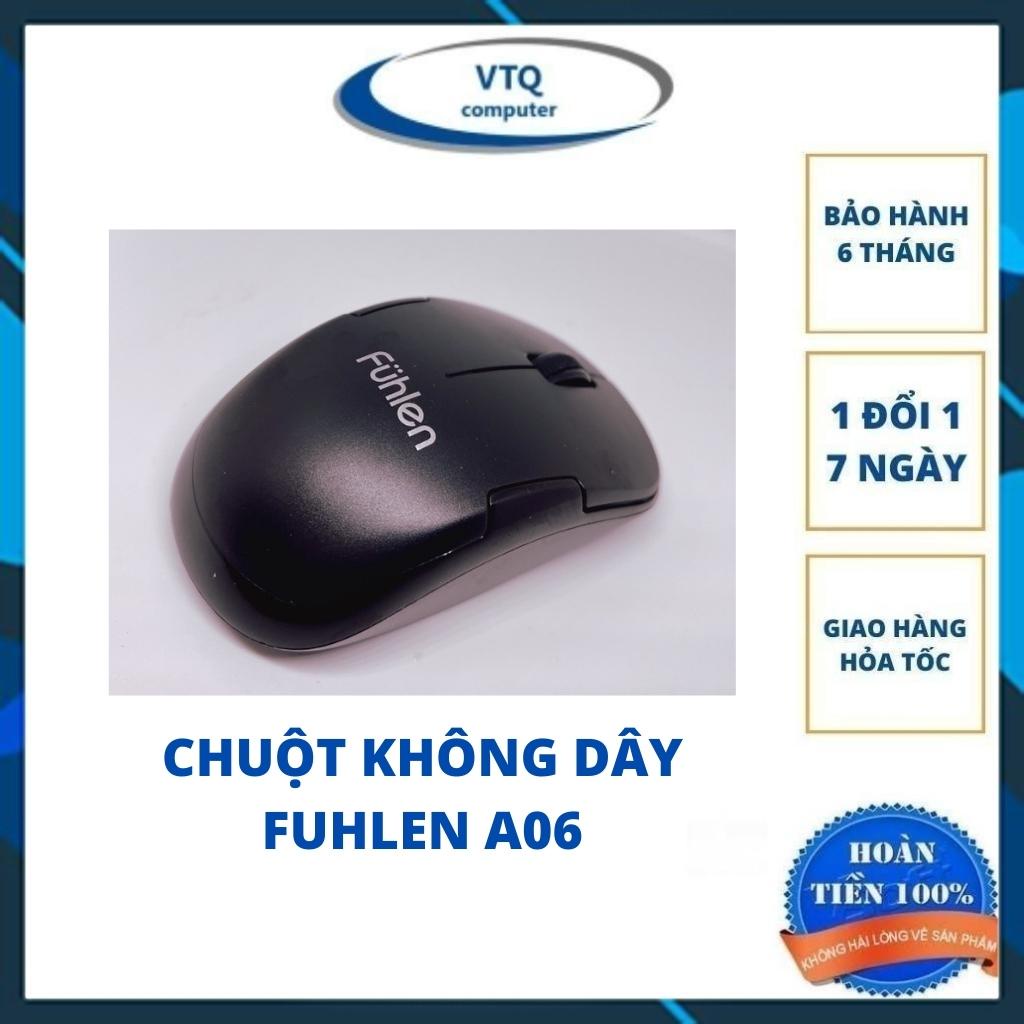 Chuột không dây FUHLEN A06 nhỏ gọn.Tặng kèm pin AA