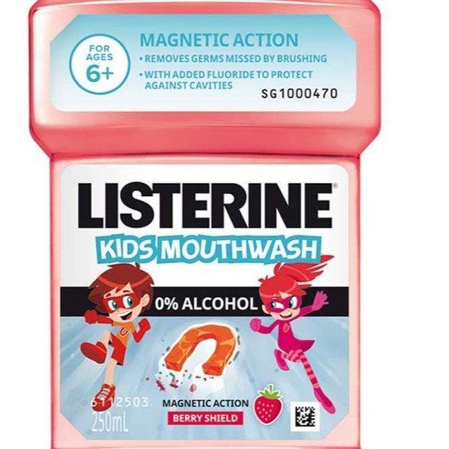 Nước súc miệng trẻ em listerin kids mouthwash 250ml