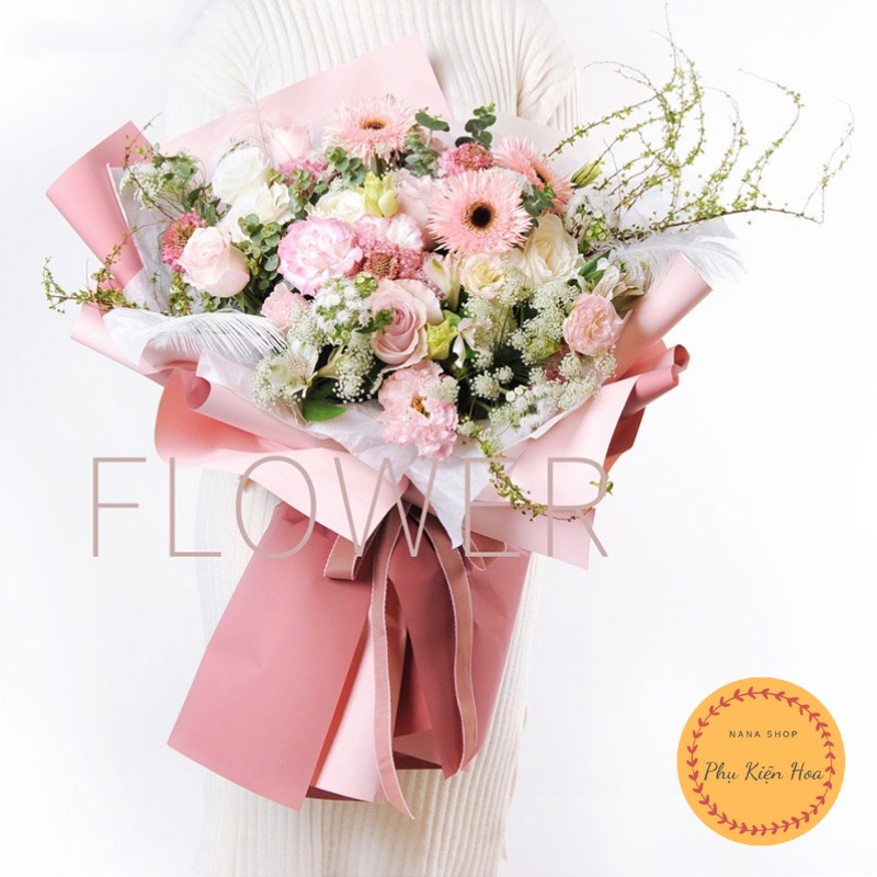 [LẺ 10 TỜ] Giấy Gói Hoa Khổ 58*58cm ❤️2 MÀU 2 MẶT❤️ Loại Đẹp, Không Thấm Nước, Màu Sắc Đa Dạng