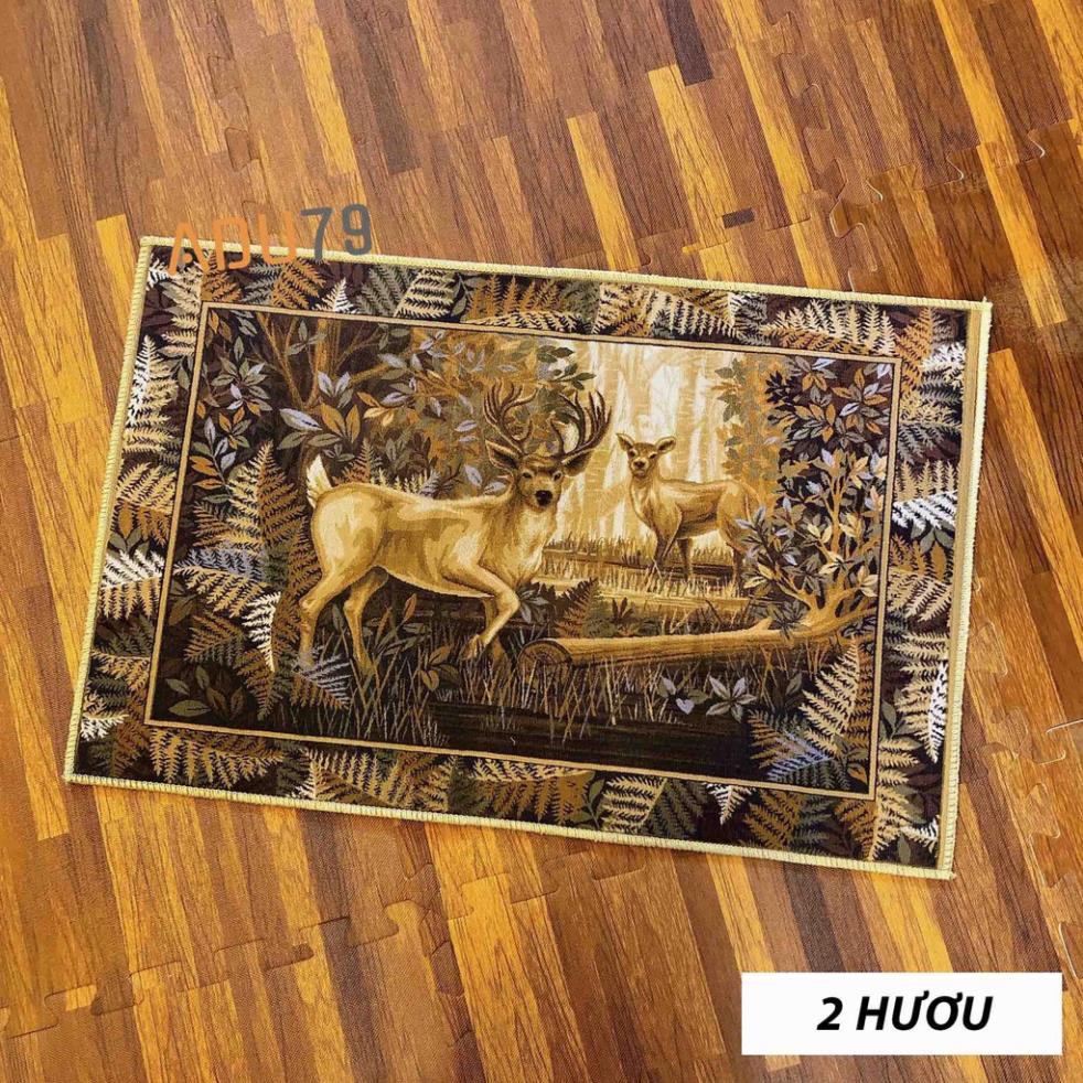 SET 3 Thảm Lau Chân 3D Cực Đẹp Chống Trơn Trượt Siêu Thấm, Kháng Khuẩn Cho Phòng Tắm, Phòng Bếp, Phòng Khách