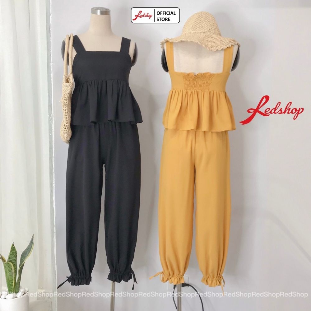 Set Đồ Nữ Bộ Quần Áo 2 Dây Mix Quần Dài Rút Dây Xinh Xắn REDSHOP | BigBuy360 - bigbuy360.vn