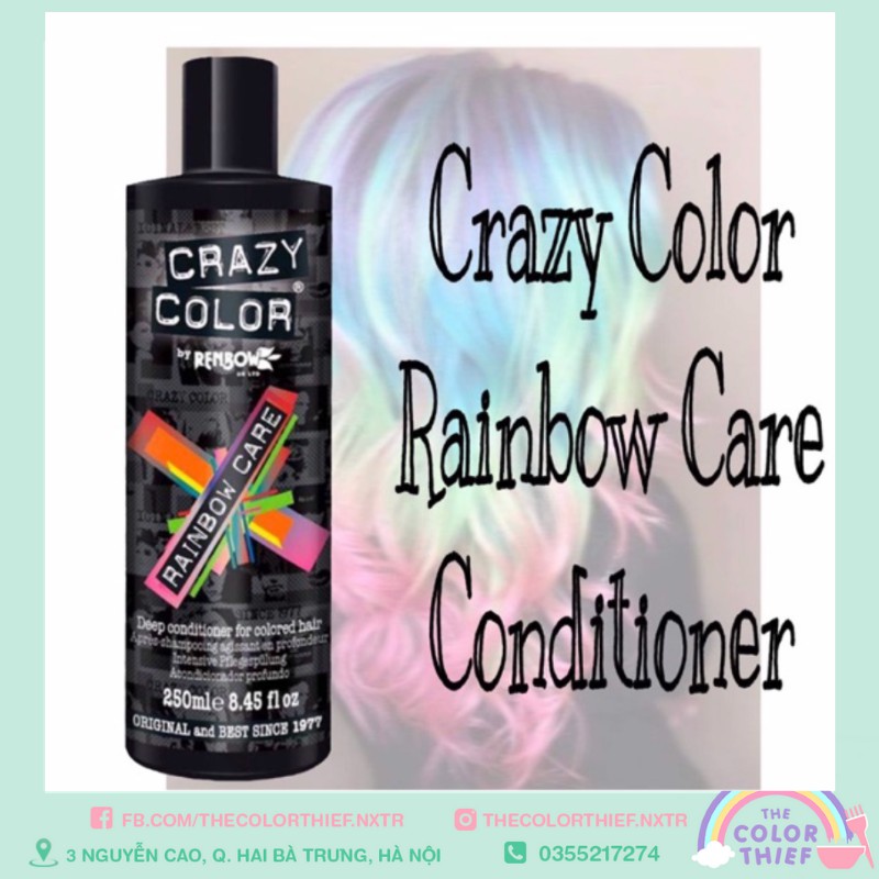 Dầu xả chuyên sâu dành cho tóc nhuộm màu của Crazy Color