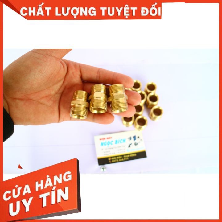 [RẺ VÔ ĐỊCH] Khớp Nối Dây Xịt Máy Rửa Xe 2 Đầu Ren 22mm