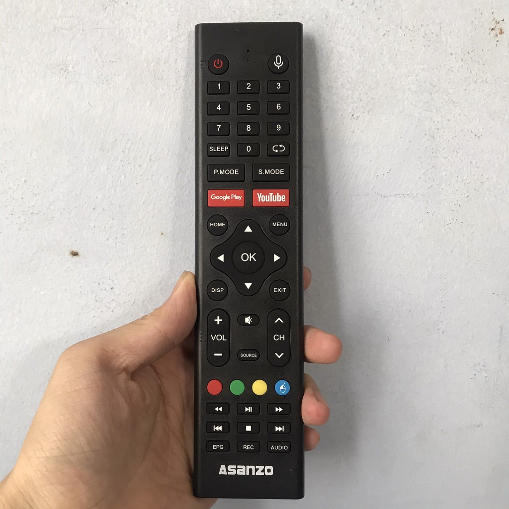 Remote điều khiển tivi smart islim asanzo HD03C 32 - 43 - 50 - 55 - 65 - 75 inch