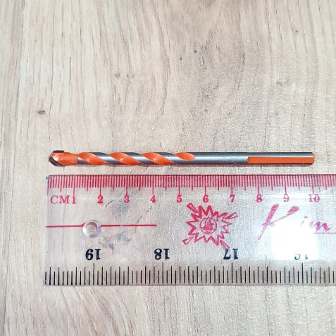 Hộp Công Cụ 10 Mũi Khoan Bê Tông Cùng Size 6mm Đuôi Trơn Dùng Cho Máy Cầm Tay