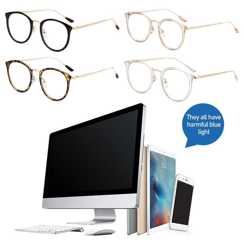 Mắt Kính Gọng Tròn Siêu Nhẹ Trong Suốt 1 Cái