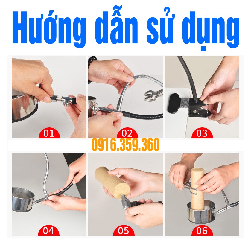 Kẹp giữ điếu ngải chống bỏng, vững chắc