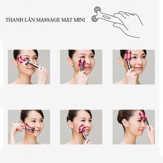 Cây Lăn Massage Mặt 3D Hàn Quốc (Loại nhỏ)