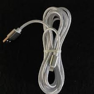 Cáp sạc dây dù gần 3m dành cho Iphone/ Samsung Micro USB
