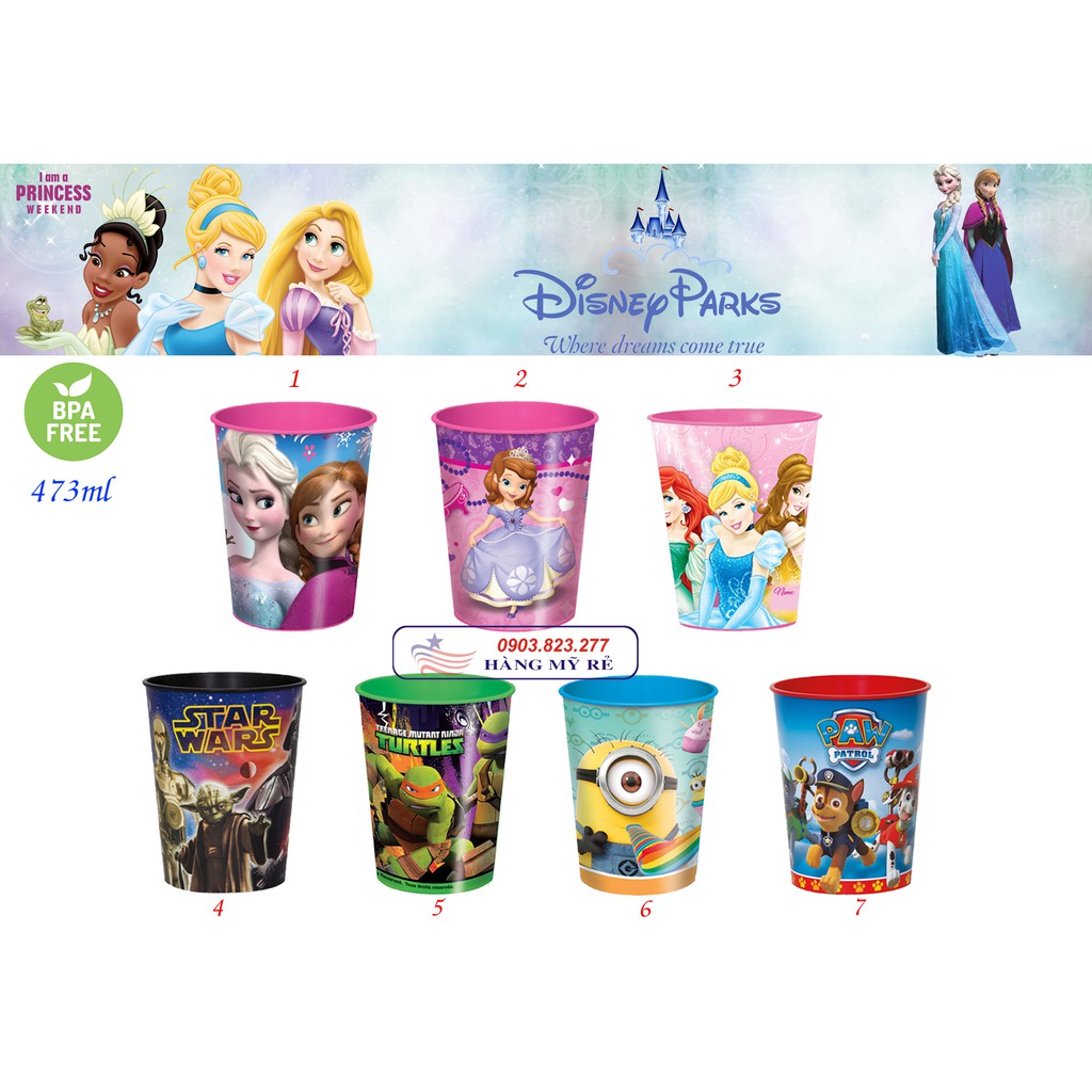 Ly Uống Nước Disney Cho bé
